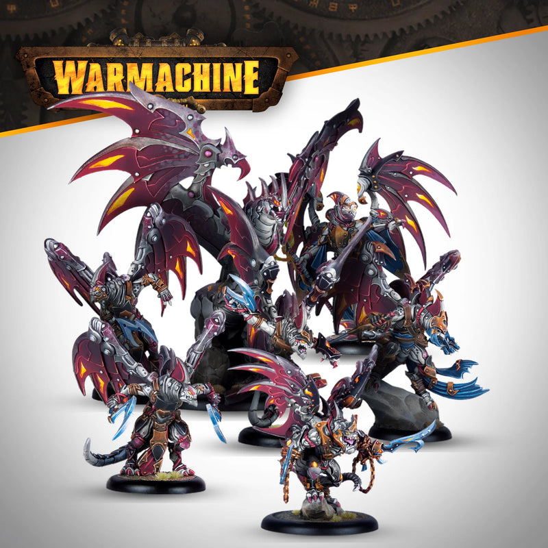Warmachine: Khymaera Shadowflame Shard Command Starter Warmachine Steamforged Games