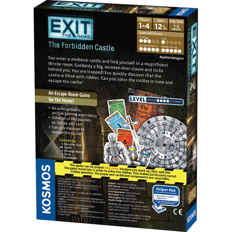 Exit: The Forbidden Castle (2017) Board Games Kosmos   