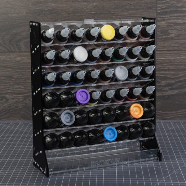 Game Envy: Desk Wizard – Paint Rack Hobby Brushes Game Envy Wide Bottle