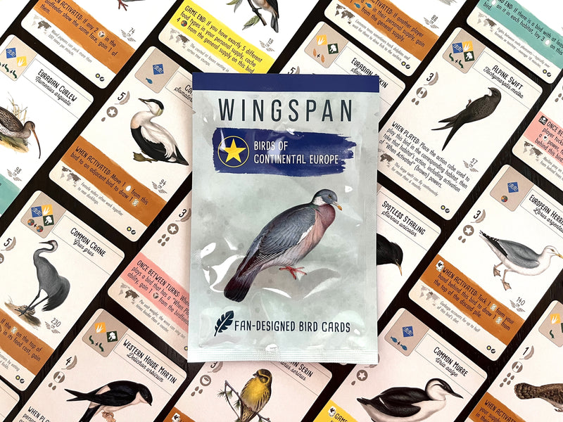 Wingspan: Fan Designed Pack - Individual Pack Board Games Stonemaier Games Birds of Continental Europe