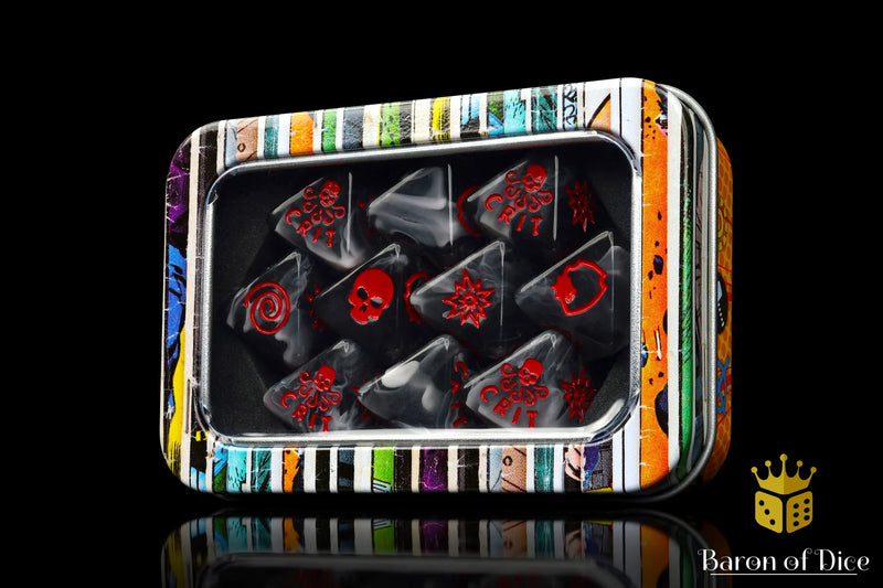 Baron of Dice: "World Domination" D8 Skirmish Dice Set Dice & Gaming Accessories Baron of Dice