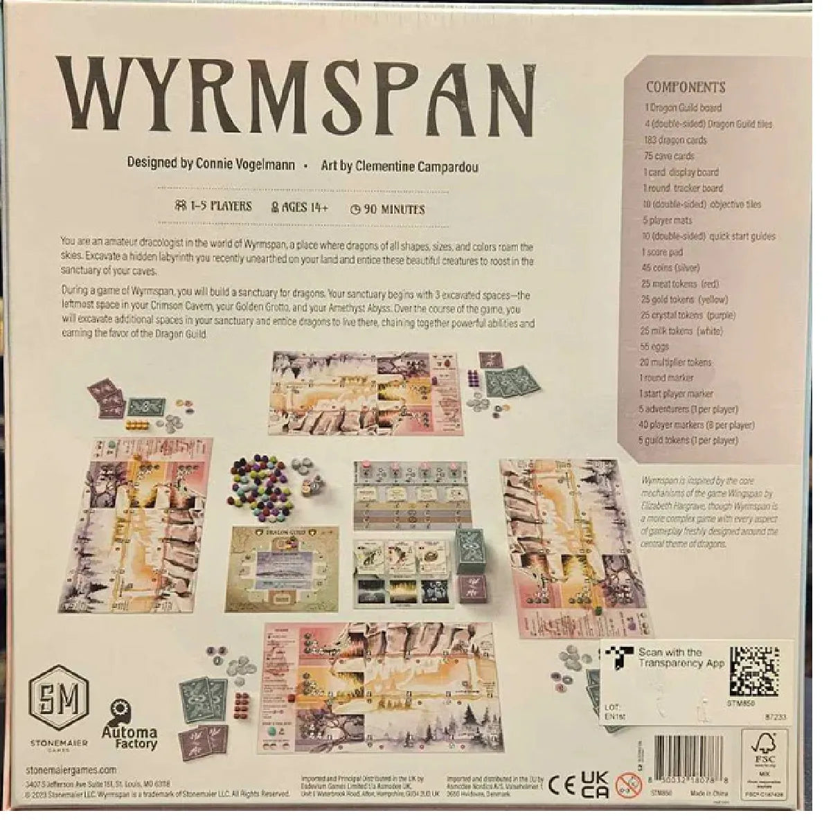 Wyrmspan (2nd Edition) Board Games Stonemaier Games
