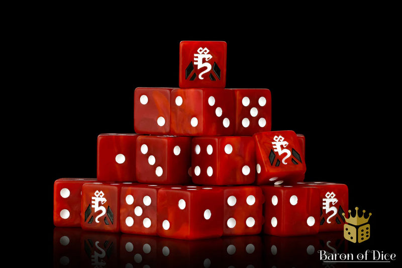 Baron of Dice: "Wild Riders" 25x16mm Square Corner Dice Dice & Gaming Accessories Baron of Dice