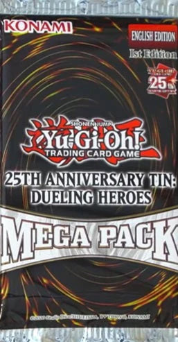Yu-Gi-Oh! 25th Anniversary Tin: Dueling Heroes - Mega Pack (1st Edition) Yugioh Sealed Yu-Gi-Oh!   