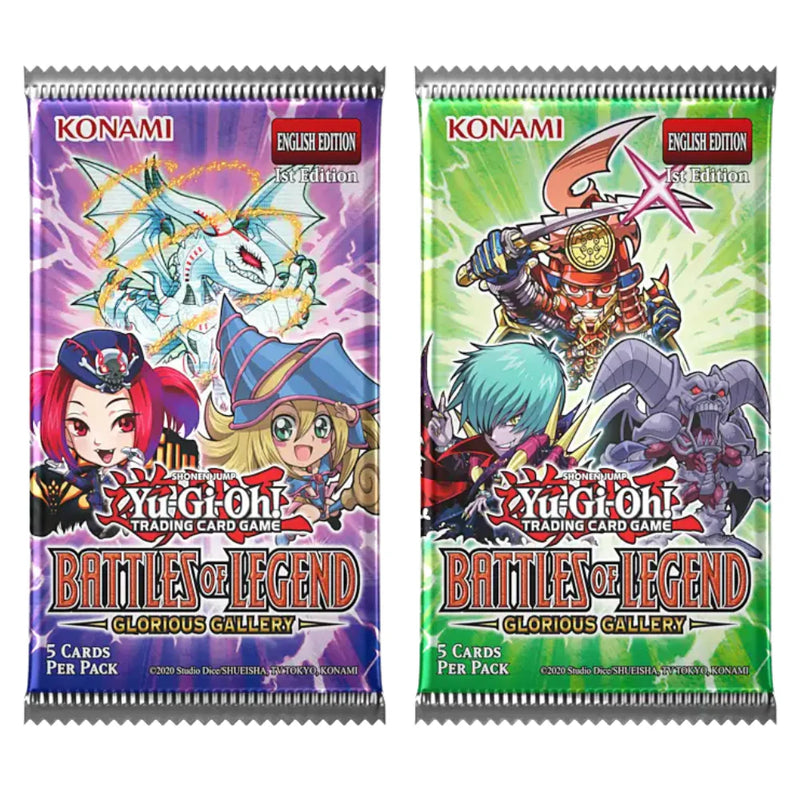 Yu-Gi-Oh! Battles of Legend: Glorious Gallery - Booster Pack (First Edition) (Release Date: June 5)