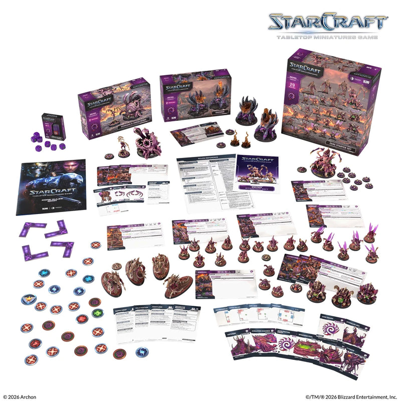 [PREORDER] StarCraft: Tabletop Miniatures Game - Zerg Bundle StarCraft: Tabletop Miniatures Game Archon Studio