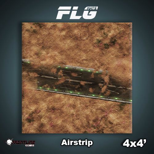 Frontline Gaming: Mats - Airstrip 4'x4' Gaming Mat FLG