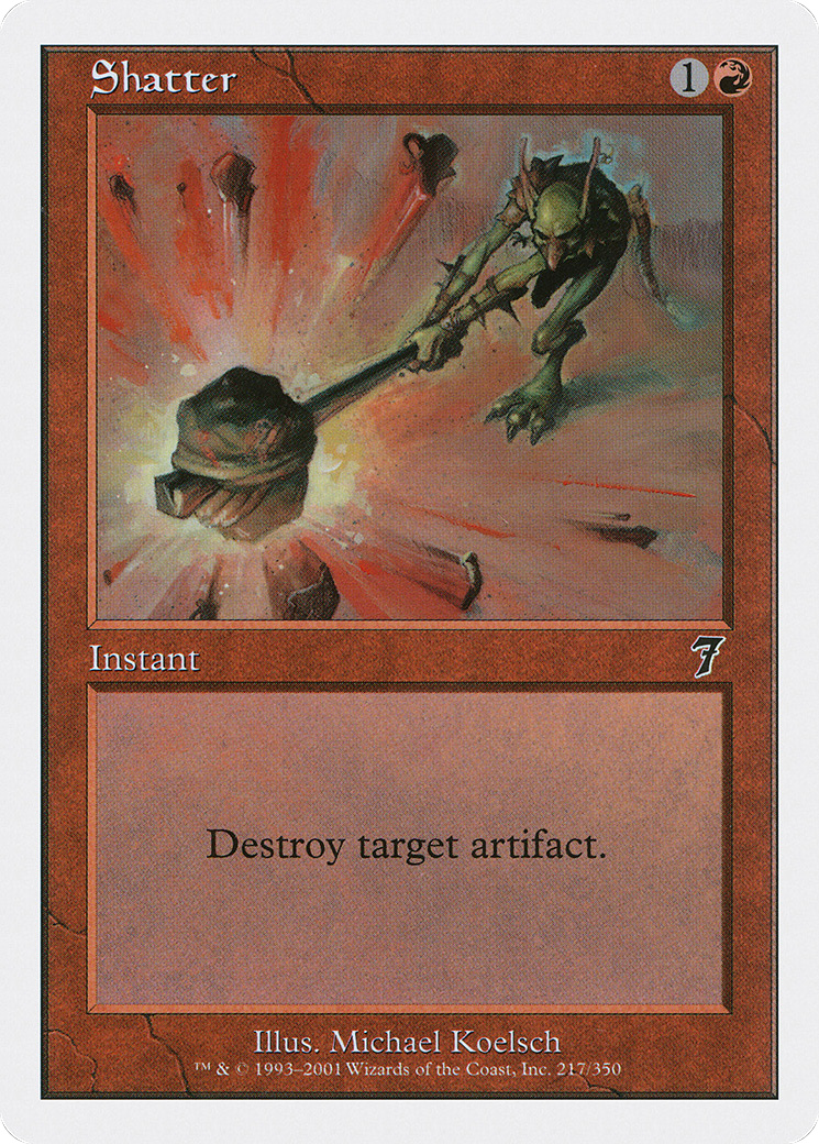 Shatter (7ED-217) [7th Edition] MTG Single Wizards of the Coast