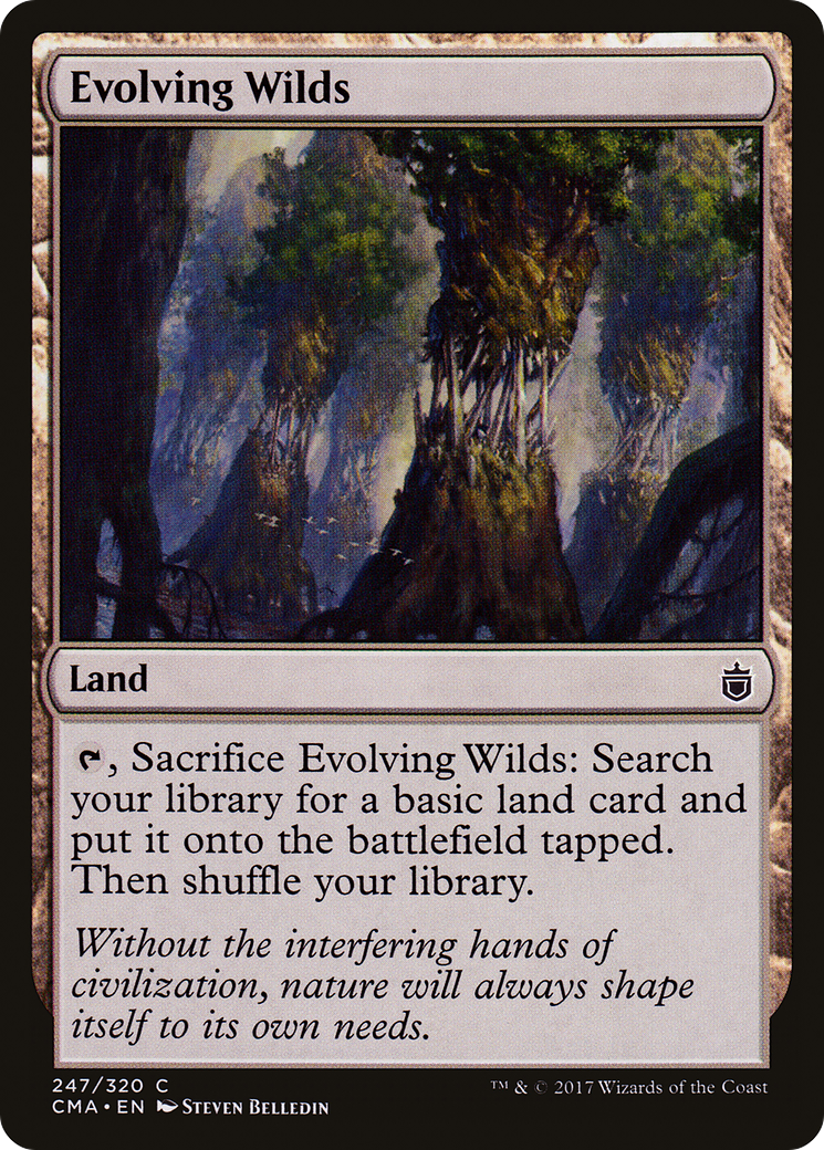 Evolving Wilds (CMA-247) [Commander Anthology] MTG Single Wizards of the Coast