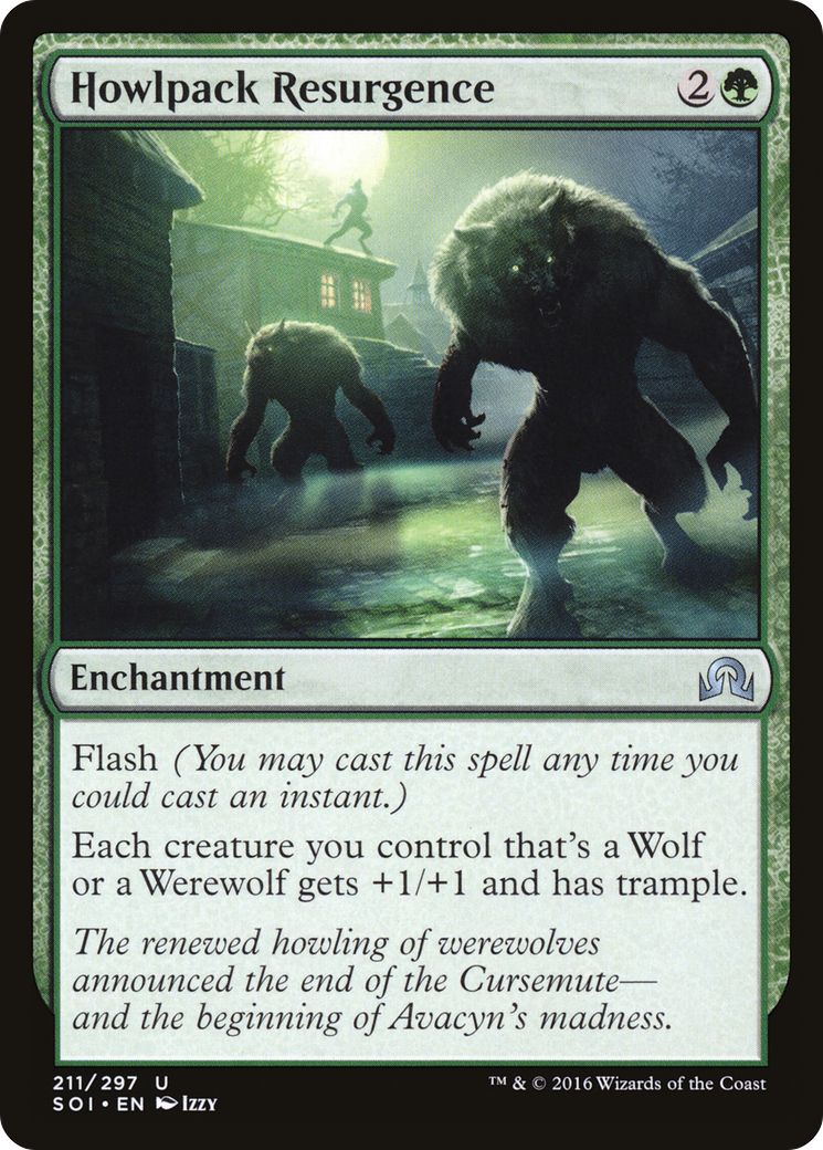 Howlpack Resurgence (SOI-211) [Shadows over Innistrad] MTG Single Wizards of the Coast