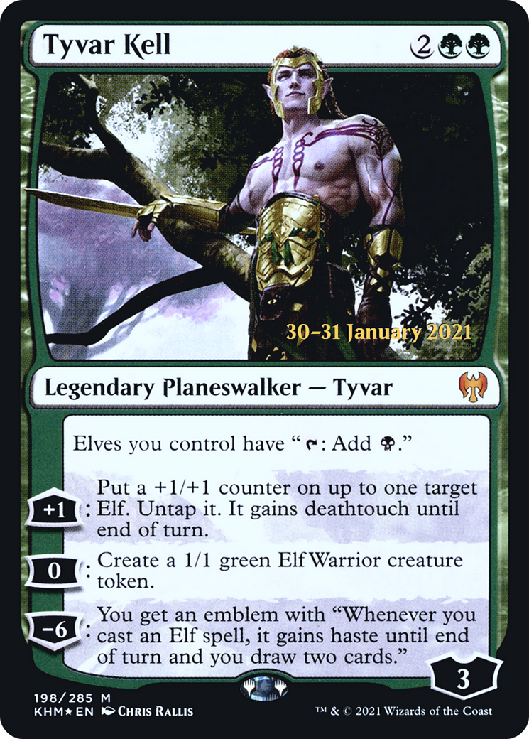 Tyvar Kell (PRE-198) [Kaldheim Promos] Foil MTG Single Wizards of the Coast