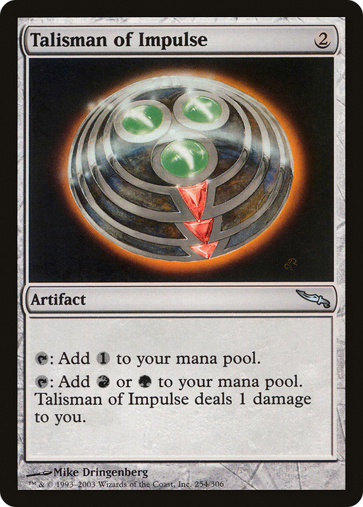 Talisman of Impulse (MRD-254) [Mirrodin] Foil MTG Single Wizards of the Coast