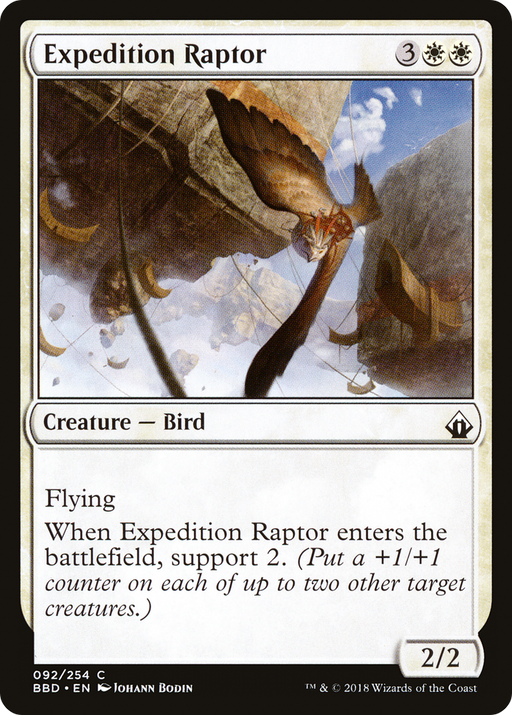 Expedition Raptor (BBD-092) [Battlebond] MTG Single Wizards of the Coast