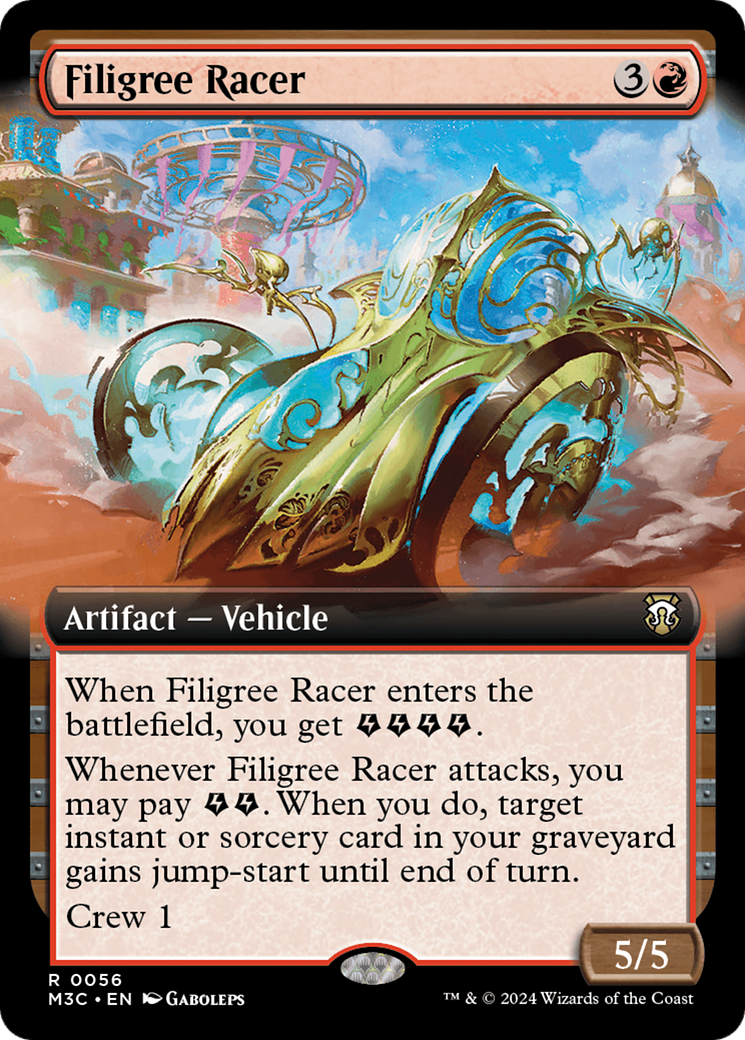 Filigree Racer (M3C-056) [Modern Horizons 3 Commander] (Extended Art) MTG Single Wizards of the Coast