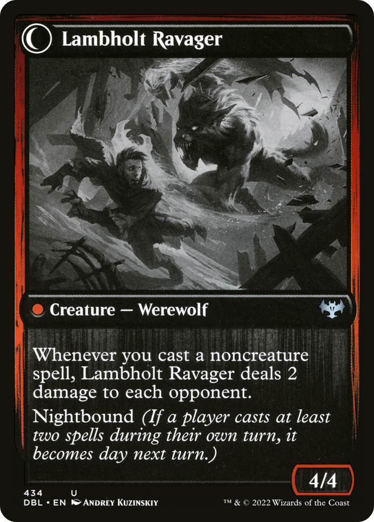 Lambholt Raconteur (DBL-434) [Innistrad: Double Feature] Foil MTG Single Wizards of the Coast