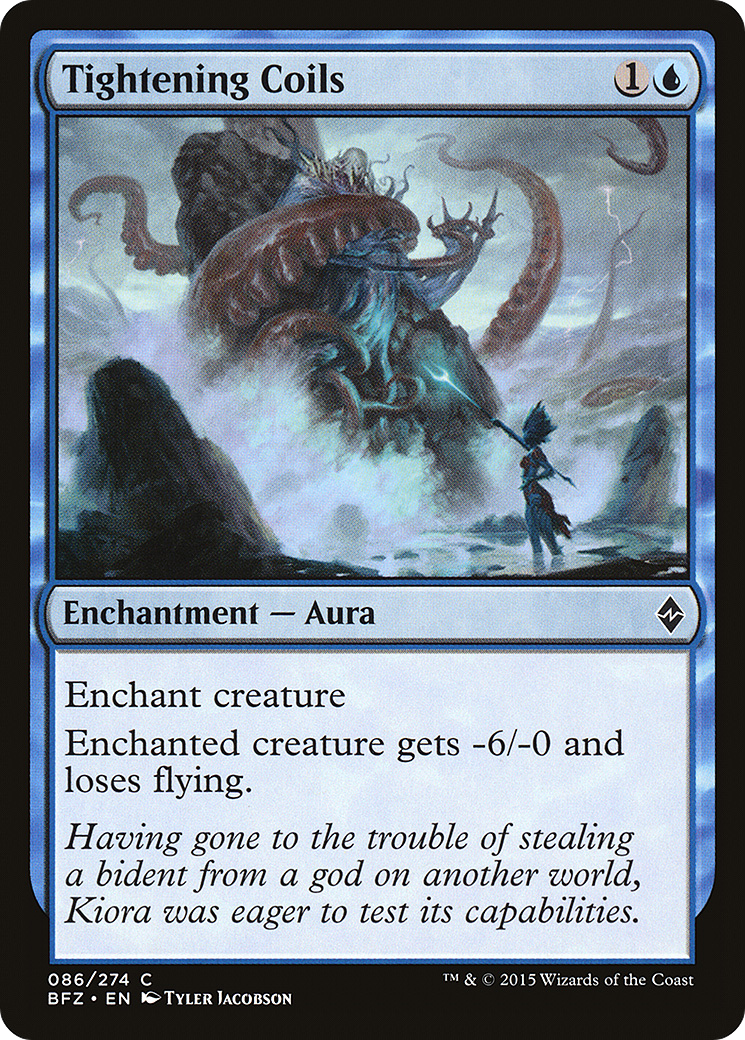 Tightening Coils (BFZ-086) [Battle for Zendikar] MTG Single Wizards of the Coast