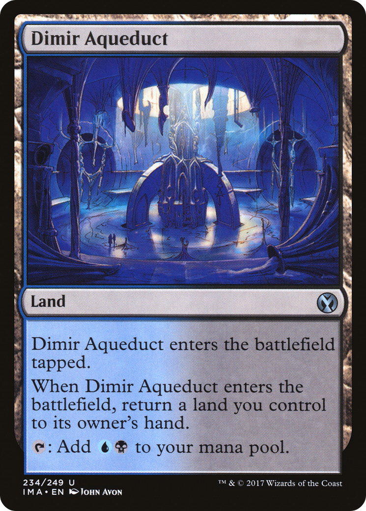 Dimir Aqueduct (IMA-234) [Iconic Masters] MTG Single Wizards of the Coast