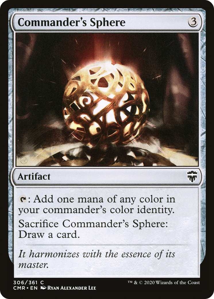 Commander's Sphere (CMR-306) [Commander Legends] MTG Single Wizards of the Coast