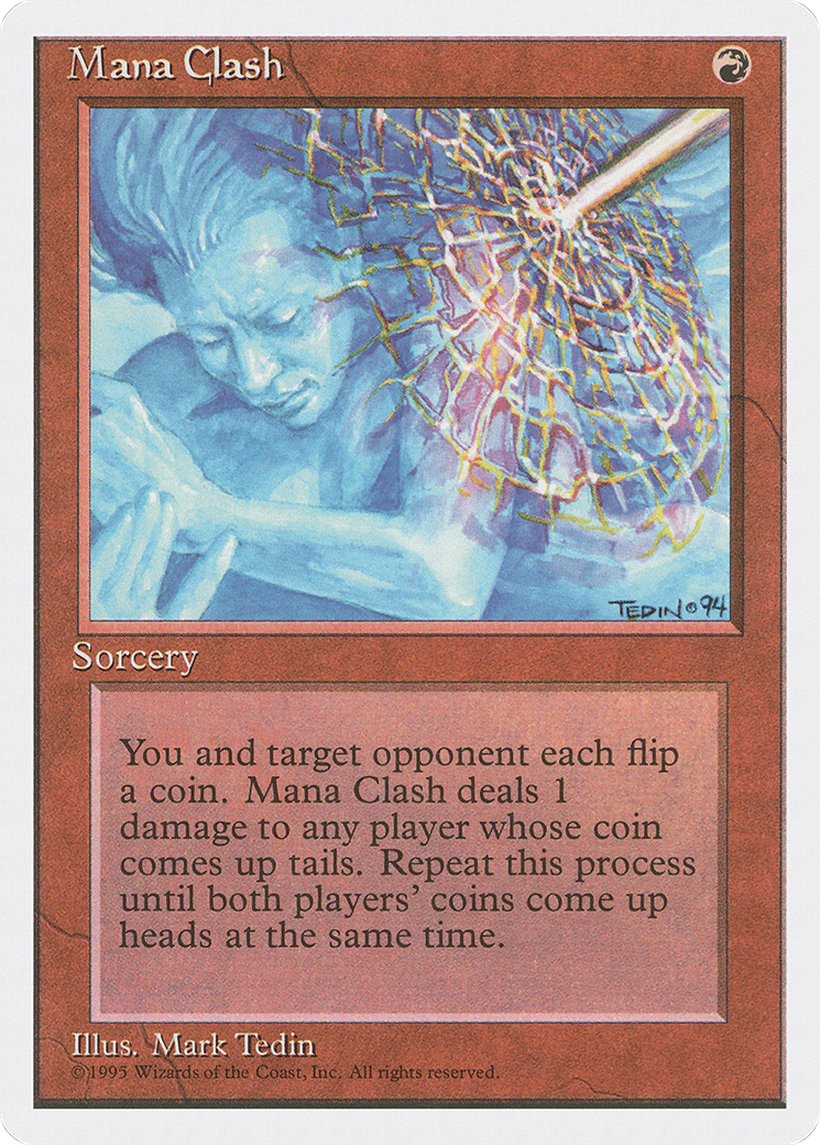 Mana Clash (4ED-210) [Fourth Edition] MTG Single Wizards of the Coast