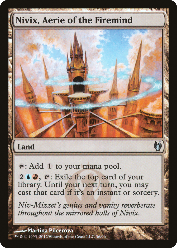 Nivix, Aerie of the Firemind (DDJ-036) [Misc] Duel Decks: Izzet vs. Golgari MTG Single Wizards of the Coast