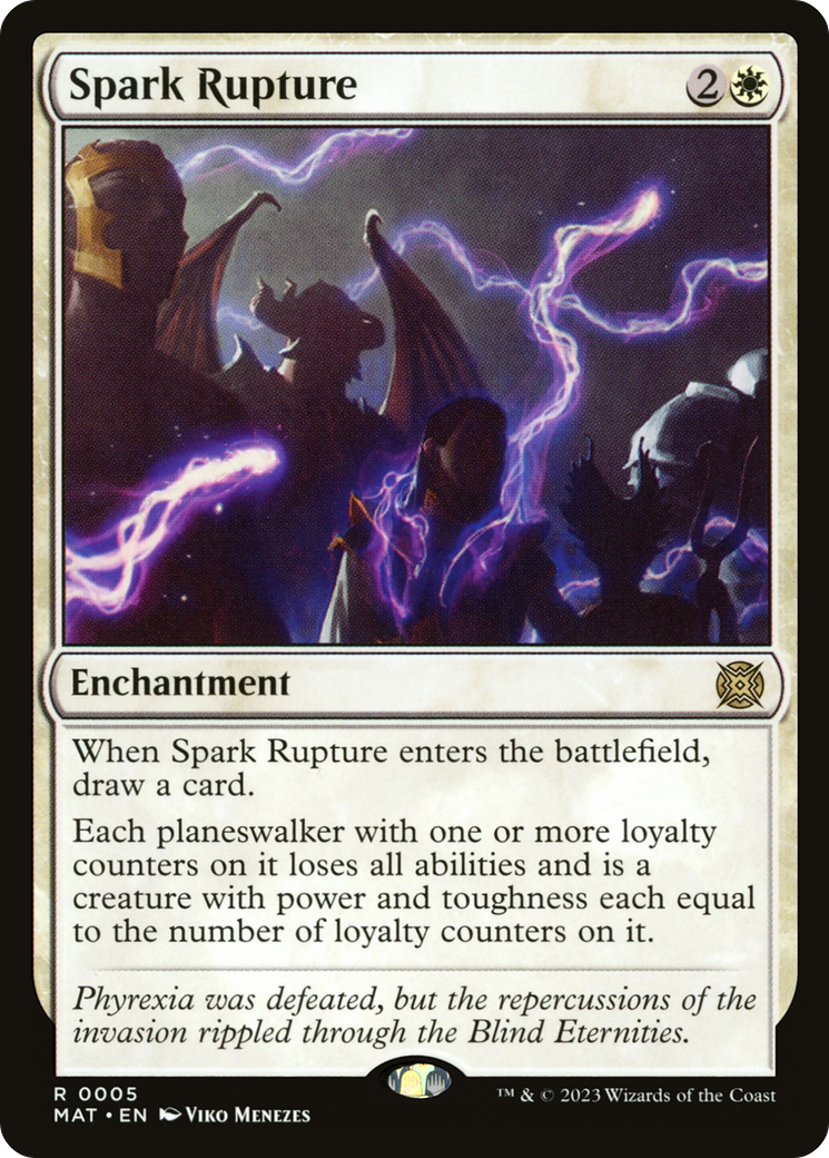 Spark Rupture (MAT-005) [March of the Machine: The Aftermath] Foil MTG Single Wizards of the Coast