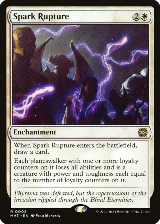 Spark Rupture (MAT-005) [March of the Machine: The Aftermath] Foil MTG Single Wizards of the Coast