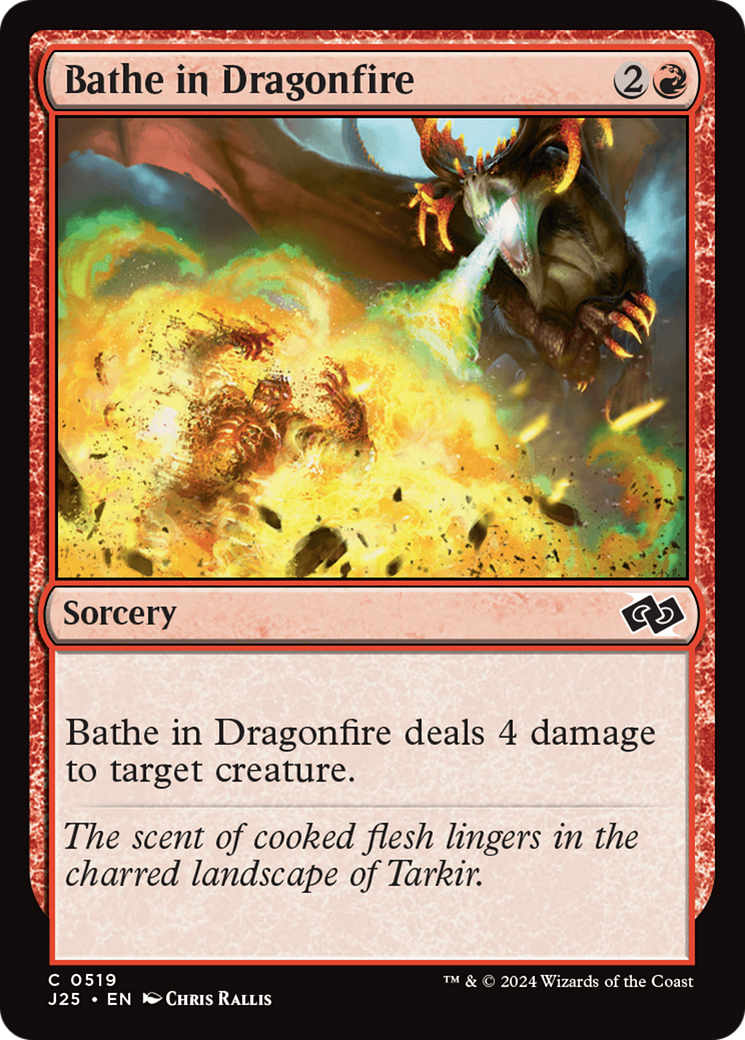 Bathe in Dragonfire (J25-519) [Foundations Jumpstart] MTG Single Wizards of the Coast