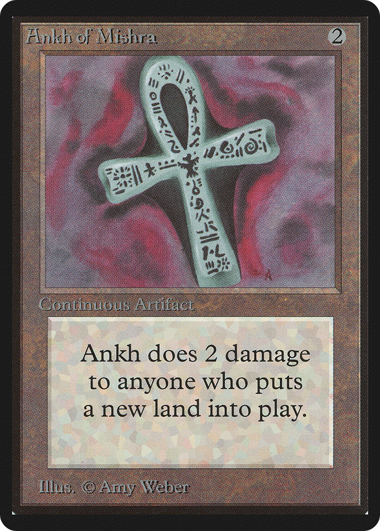 Ankh of Mishra (LEB-) [Oldschool] Limited Edition Beta MTG Single Wizards of the Coast