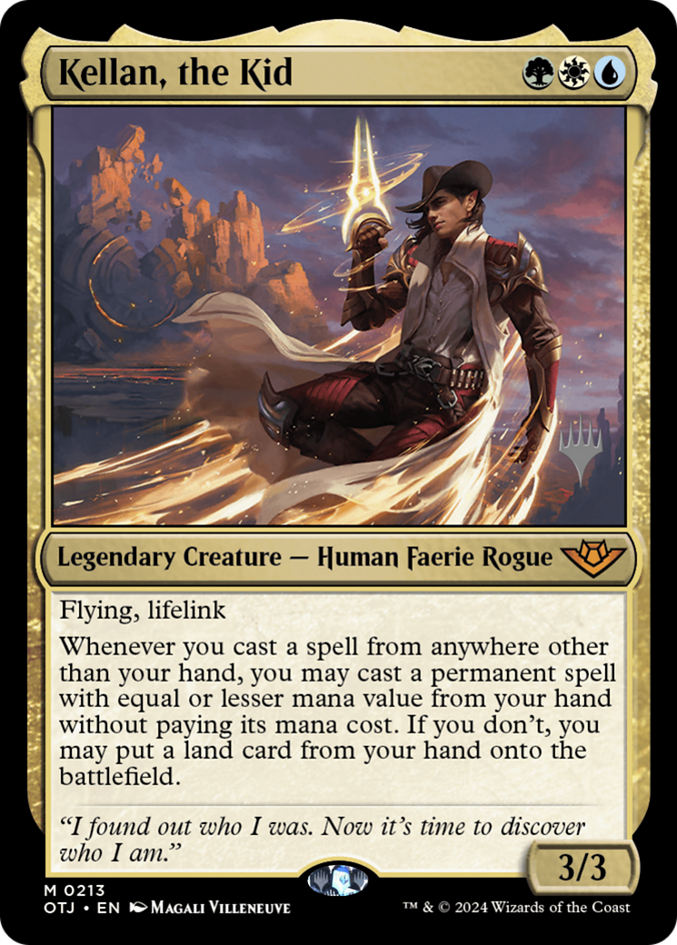 Kellan, the Kid (PPOTJ-213) [Outlaws of Thunder Junction Promos] MTG Single Wizards of the Coast