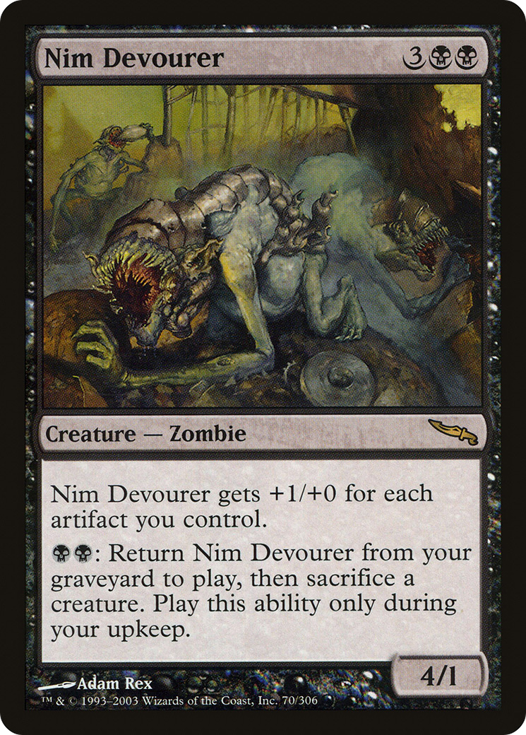 Nim Devourer (MRD-070) [Mirrodin] Foil MTG Single Wizards of the Coast