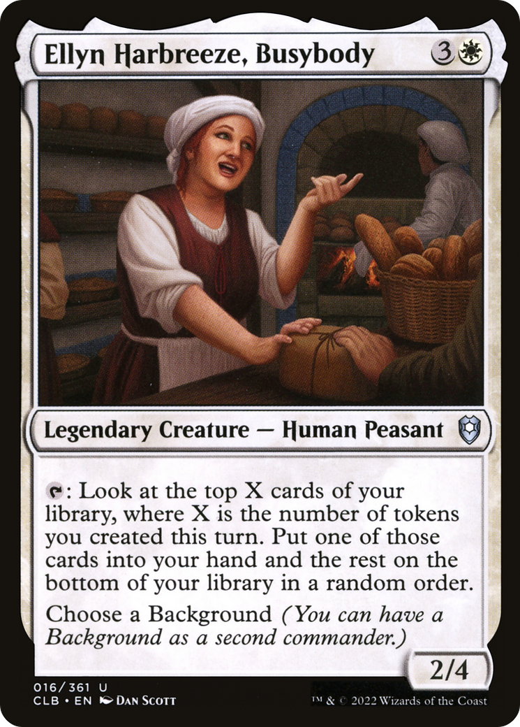 Ellyn Harbreeze, Busybody (CLB-016) [Commander Legends: Battle for Baldur's Gate] MTG Single Wizards of the Coast