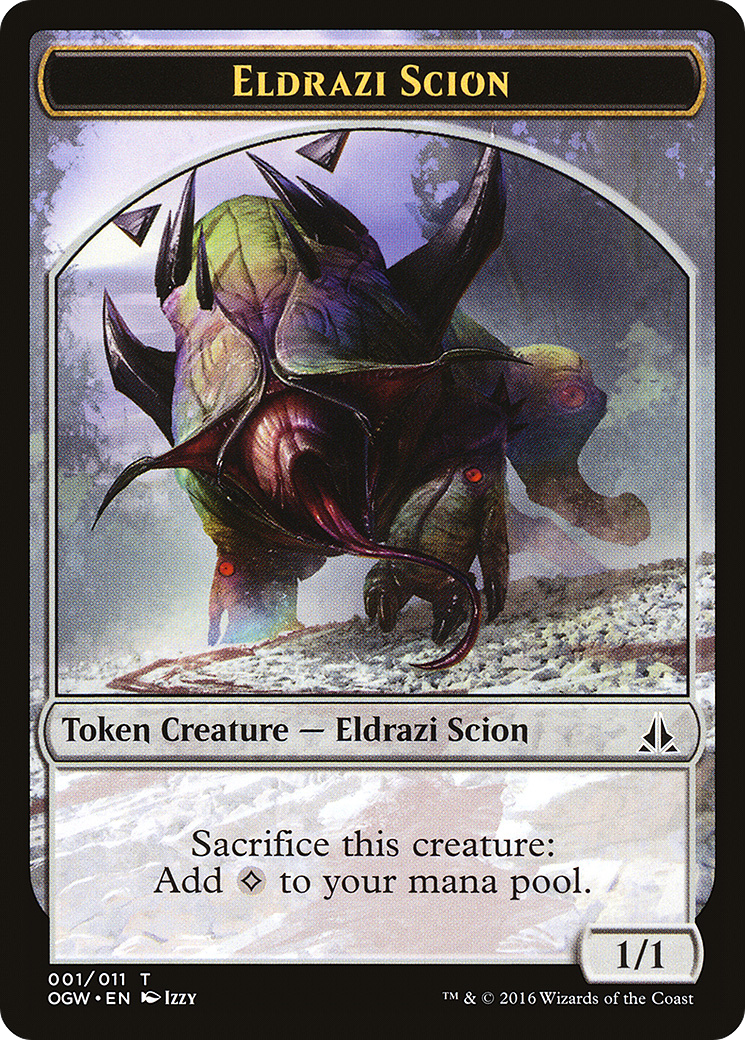 Eldrazi Scion Token (001) (OGW-001) [Tokens] Oath of the Gatewatch Tokens MTG Single Wizards of the Coast