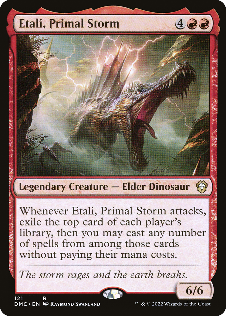 Etali, Primal Storm (DMC-121) [Dominaria United Commander] MTG Single Wizards of the Coast