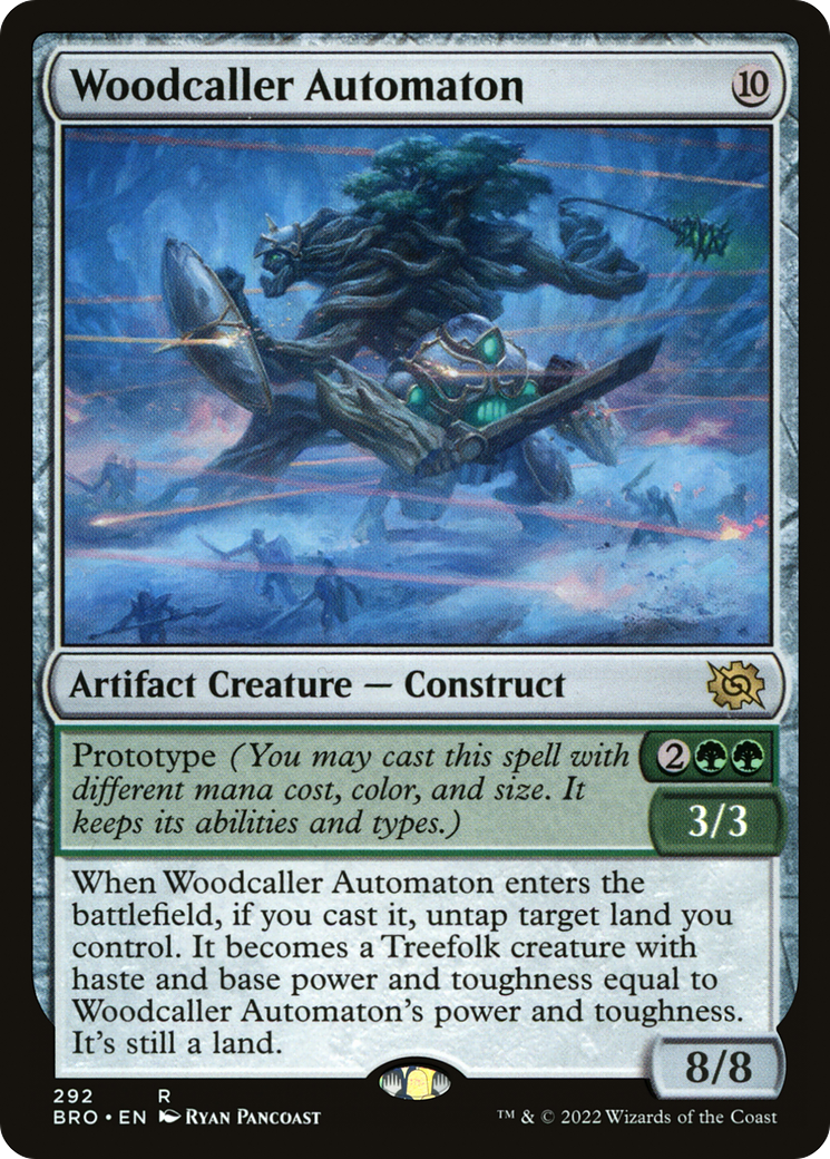 Woodcaller Automaton (BRO-292) [The Brothers' War] MTG Single Wizards of the Coast