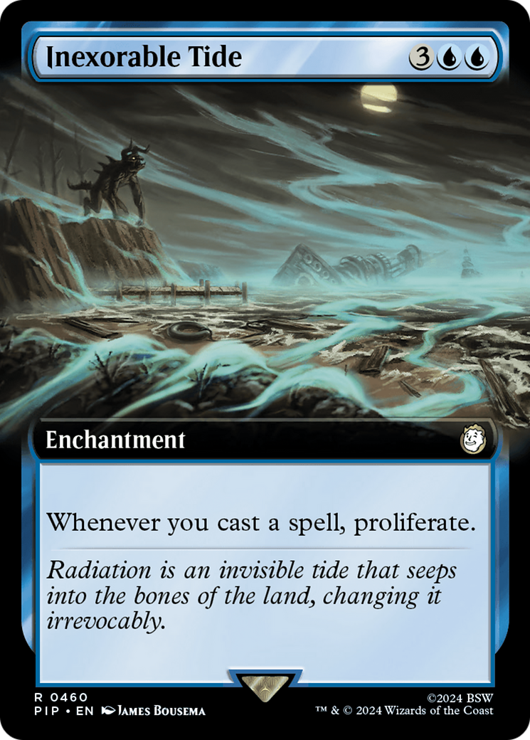 Inexorable Tide (PIP-460) [Fallout] (Extended Art) MTG Single Wizards of the Coast