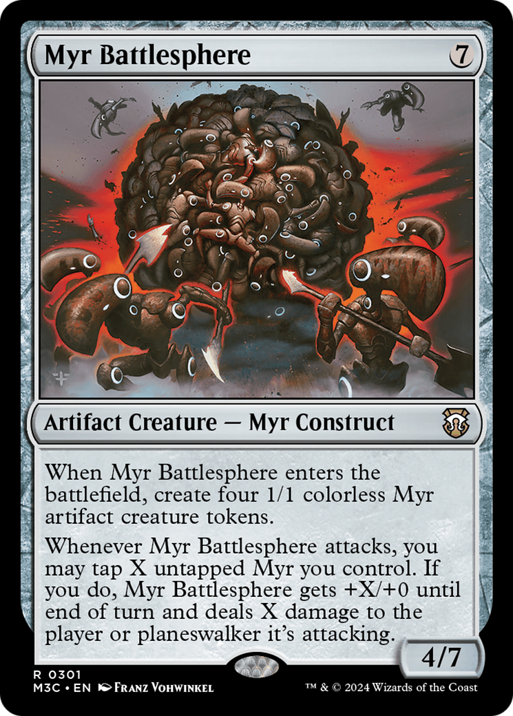 Myr Battlesphere (M3C-301) [Modern Horizons 3 Commander] MTG Single Wizards of the Coast