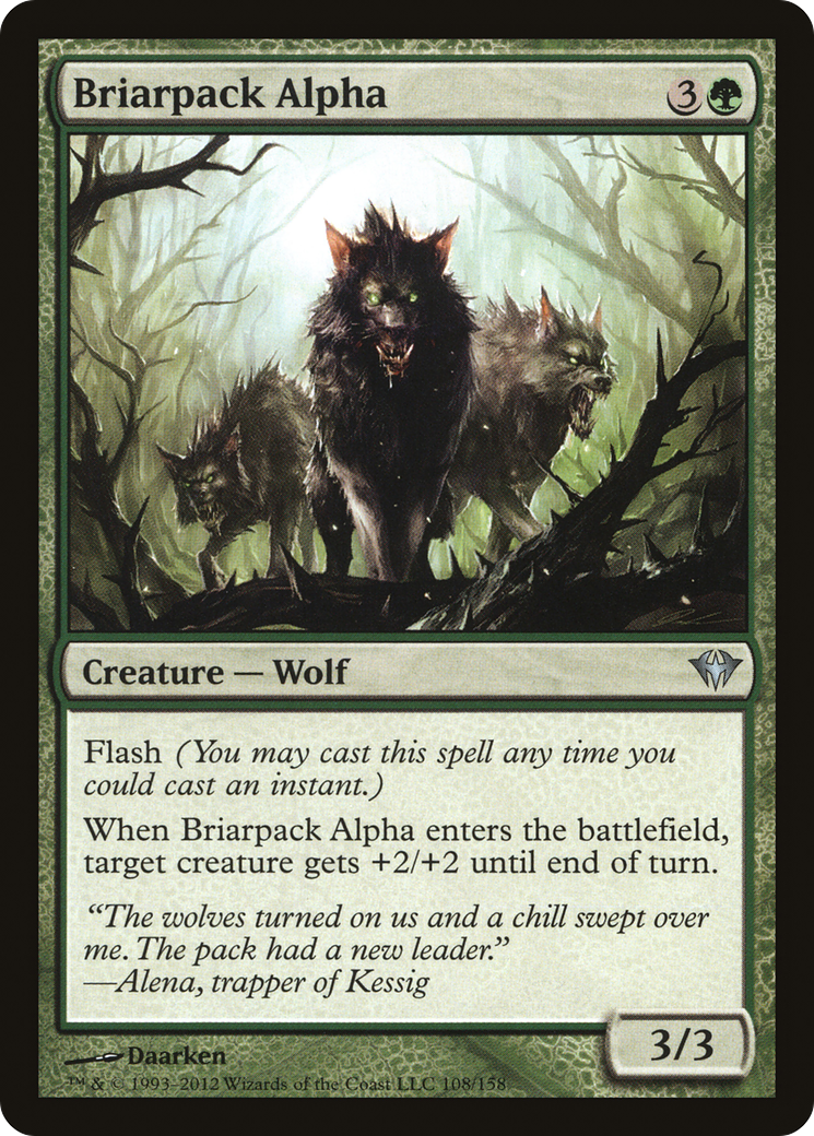 Briarpack Alpha (DKA-108) [Dark Ascension] MTG Single Wizards of the Coast
