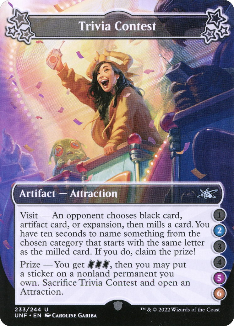 Trivia Contest (UNF-233C) [Unfinity] Foil MTG Single Wizards of the Coast