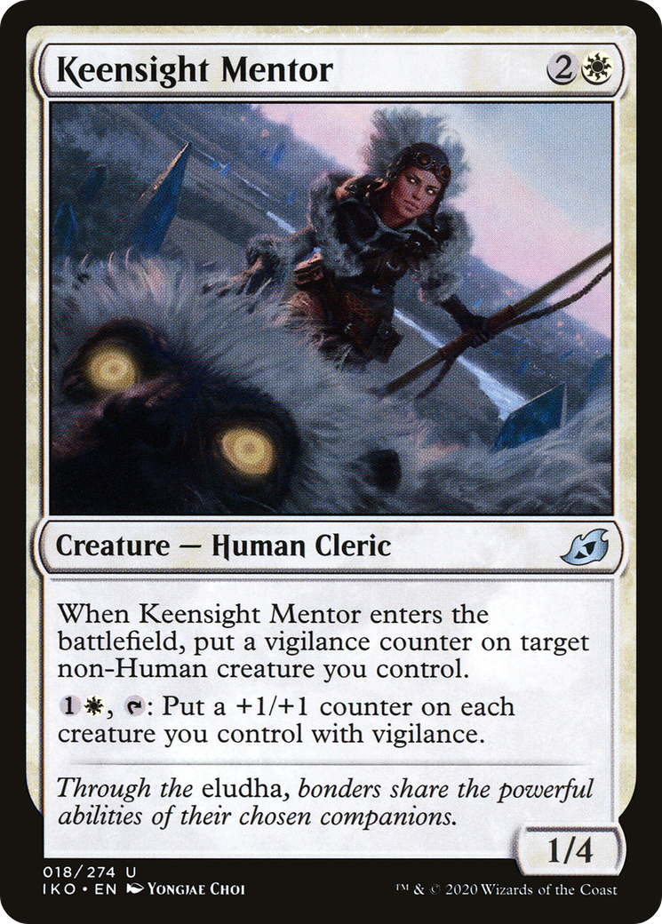 Keensight Mentor (IKO-018) [Ikoria: Lair of Behemoths] MTG Single Wizards of the Coast