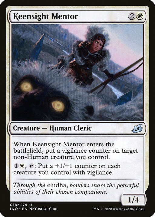 Keensight Mentor (IKO-018) [Ikoria: Lair of Behemoths] MTG Single Wizards of the Coast
