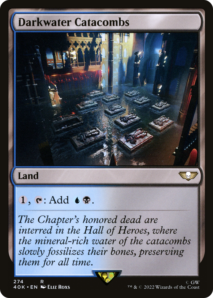 Darkwater Catacombs (40K-274) [Warhammer 40,000 Commander] MTG Single Wizards of the Coast