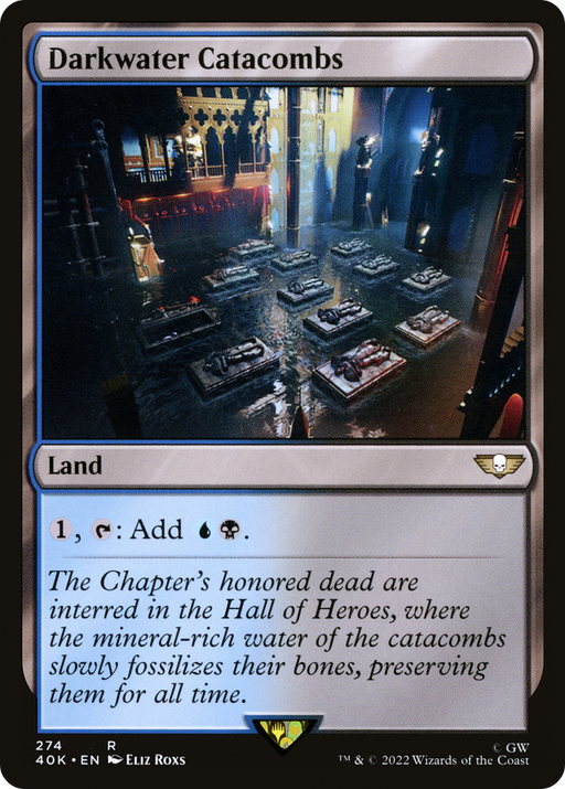 Darkwater Catacombs (40K-274) [Warhammer 40,000 Commander] MTG Single Wizards of the Coast