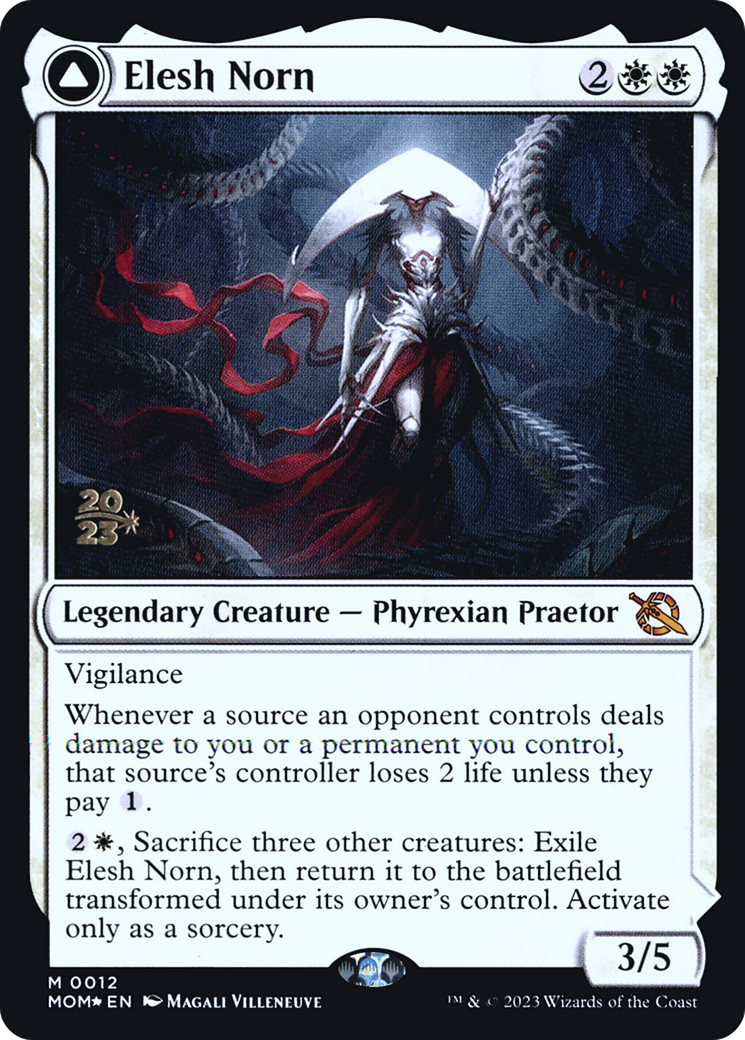 Elesh Norn (PRE-012) [March of the Machine Promos] Foil MTG Single Wizards of the Coast