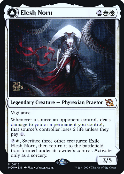 Elesh Norn (PRE-012) [March of the Machine Promos] Foil MTG Single Wizards of the Coast