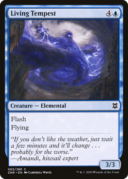 Living Tempest (ZNR-065) [Zendikar Rising] MTG Single Wizards of the Coast