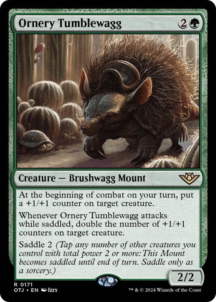 Ornery Tumblewagg (PPOTJ-171) [Outlaws of Thunder Junction Promos] MTG Single Wizards of the Coast