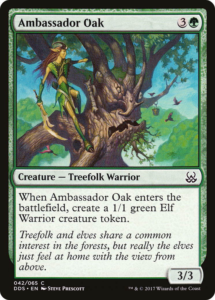 Ambassador Oak (DDS-042) [Misc] Duel Decks: Mind vs. Might MTG Single Wizards of the Coast
