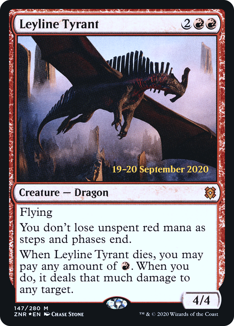 Leyline Tyrant (PRE-147) [Zendikar Rising Promos] Foil MTG Single Wizards of the Coast