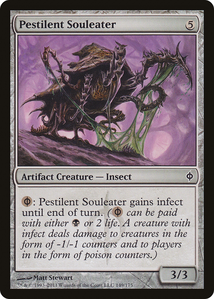 Pestilent Souleater (NPH-149) [New Phyrexia] MTG Single Wizards of the Coast