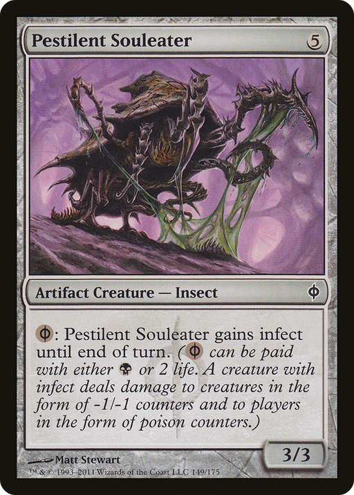 Pestilent Souleater (NPH-149) [New Phyrexia] MTG Single Wizards of the Coast
